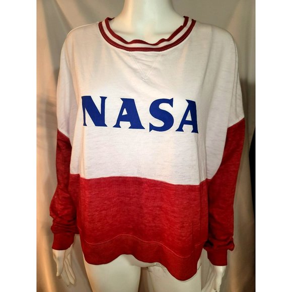 Fifth Sun Tops - Fifth Sun NASA Oversized Colorblock Top - Size XL